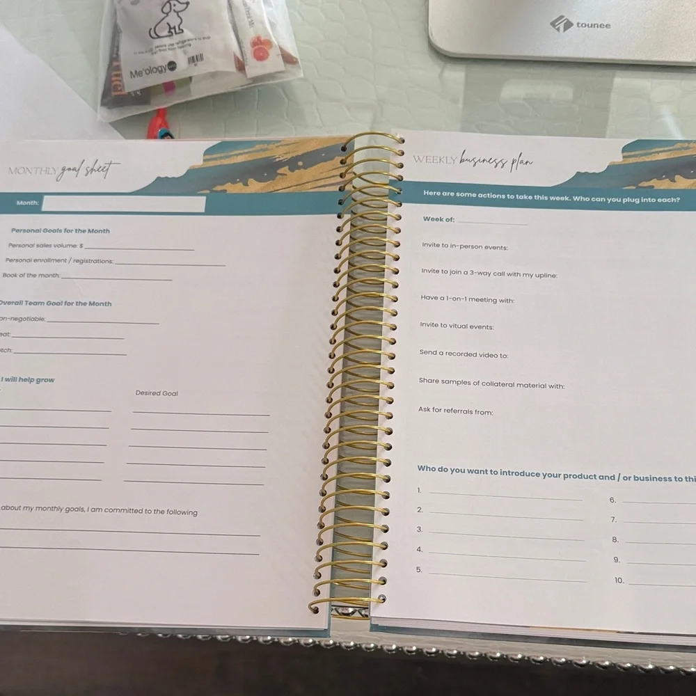 90 Day Habits - 12 month Planner for Network Marketers + Direct Sales